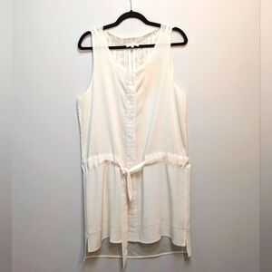 rag & bone silk/cotton blend cream shift dress